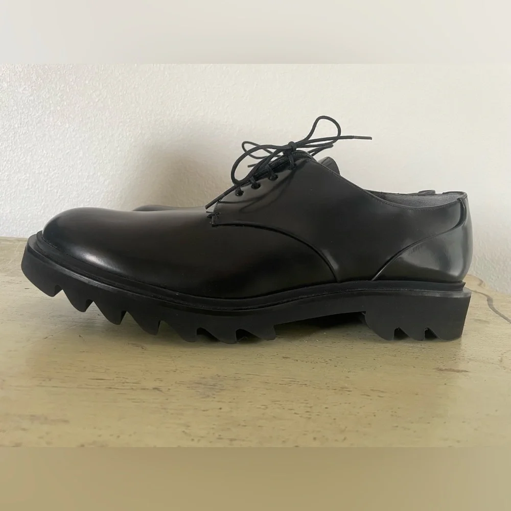 Matthew Miller‎ x Robert Clergerie Round Toe Razor Derby in Black 42 1/2 E $457